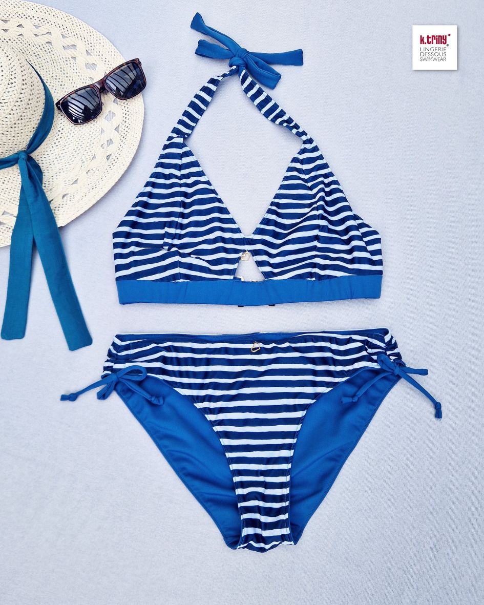 Bikini-Schnittmuster mit zwei Slipvarianten (Gr. 32–58) und Oberteil in UB 65–115, Cup A–E(F/G). Inkl. A4, A1, Beamerdatei und Anleitung. Perfekt für geübte Anfängerinnen. Videokurs separat erhältlich. Take it #EasyKini