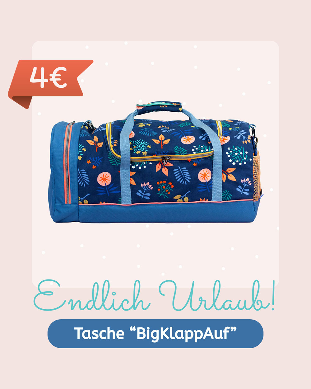 Tasche BigKlappAuf nur 4€ und Packliste gratis dazu! 🎁