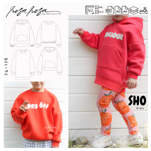 rosarosa steht seit 2011 für liebevoll designte Schnittmuster für Kinder, Teens, Damen und Puppen. Jedes E-Book entsteht mit viel Herz, einem Blick fürs Detail und einem klaren Fokus auf Passform, Stil und Alltagstauglichkeit. Ob gemütlicher Hoodie, luftiges Kleid oder lässige Sweathose – die rosarosa-Schnitte sind modern, vielseitig kombinierbar und mit kleinen Besonderheiten versehen, die jedes Nähprojekt zu etwas Besonderem machen. Viele Schnittmuster enthalten neben A4 - Dateien auch noch A0- und Beamerdateien sowie immer eine ausführliche, bebilderte Anleitung – ideal für Einsteigerinnen und Fortgeschrittene.