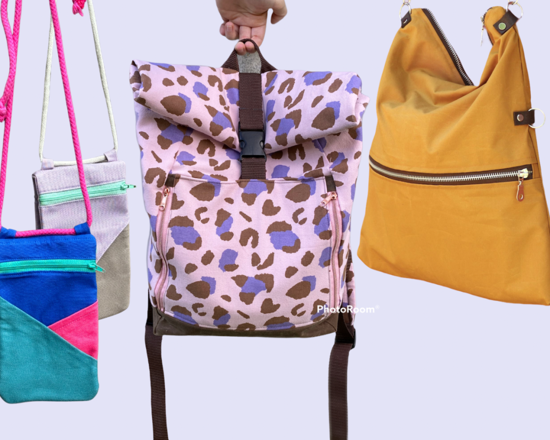 Liebst du es, Taschen zu nähen? <br />
<br />
Mit meinen Taschen-Schnittmustern kannst du dir deine Lieblingstasche einfach selbst nähen - ganz nach deinen Vorstellungen. <br />
<br />
Entdecke Schnittmuster für Taschen, Täschchen und Rucksäcke!<br />