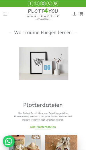 Warum solltest Du Deine Plotterdateien oder Laserdateien nicht einfach irgendwo kaufen – oder Dir eine KI-Datei aus dem Netz ziehen?<br />
<br />
Weil Kreativität mehr ist als nur ein hübsches Design.<br />
Bei mir bekommst Du keine seelenlosen, automatisch generierten Dateien. Bei mir steckt echte Leidenschaft, Erfahrung und ganz viel Herz in jeder einzelnen Datei. Ich weiß, wie sich gute Schnitte anfühlen müssen. Ich weiß, was beim Plotten wichtig ist – und was eben nicht funktioniert, auch wenn’s auf den ersten Blick schön aussieht.<br />
<br />
KI kann Dir vielleicht ein schickes Bild ausspucken – aber keine durchdachte Plotterdatei, die auch wirklich sauber läuft. Keine Variante für Anfänger und Fortgeschrittene. Keine Rücksicht auf Materialien, Einstellungen oder praktische Umsetzung. Und ganz sicher keine liebevolle Nachricht, wenn mal was nicht klappt.<br />
<br />
Bei mir bekommst Du mehr als nur eine Datei – Du bekommst jemanden, der für Dich da ist. Ich lasse Dich nicht allein, ich helfe, beantworte Fragen und bin mit Rat und Tat an Deiner Seite. Du bist bei mir nicht nur irgendein Kauf – Du bist Teil meiner kleinen kreativen Community. Und ich feier jedes einzelne Projekt, das mit meinen Dateien entsteht.<br />
<br />
Wenn Du also mehr willst als einfach nur eine Datei – wenn Du Persönlichkeit, Herzblut, Erfahrung und echte Unterstützung suchst – dann bist Du bei mir genau richtig.