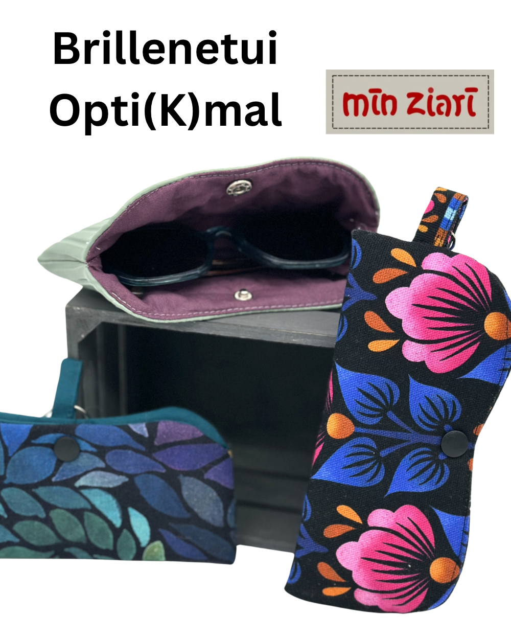 📣 Neu: Schnittmuster „Opti(K)mal“ – dein stylisches Brillenetui zum Anhängen! 😎🧵Du hast genug vom ewigen Kramen nach deiner Brille in der Handtasche? Dann ist Opti(K)mal genau das Richtige für dich!Mit Karabinerhaken zum Anhängen, 30% Rabatt