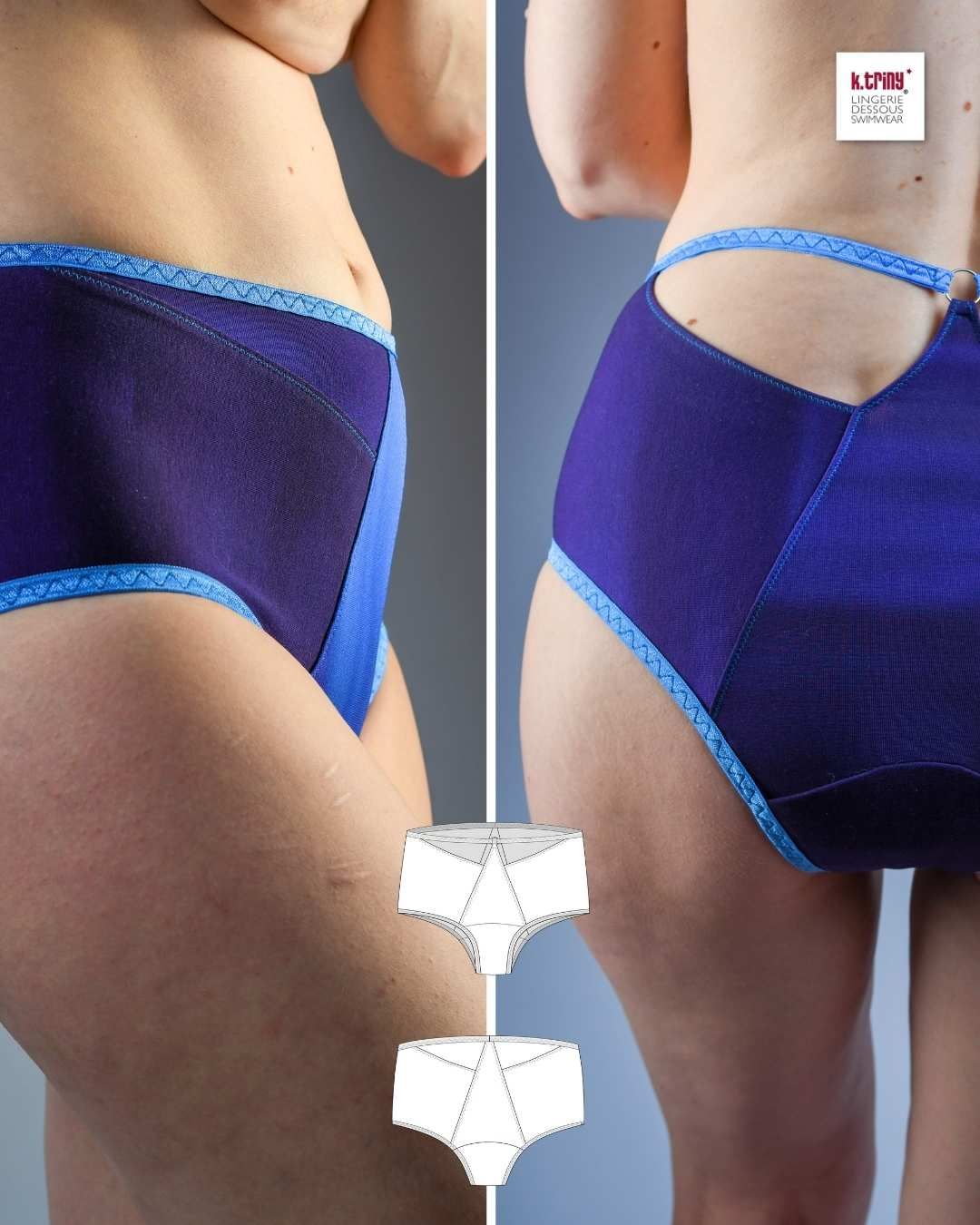 Endlich gibt es das Schnittmuster aus meinem Buch auch digital. Als Periodenslip und mit klassischem Zwickel für jeden Tag. Das eBook mit Rabatt gibt es im Shop oder GRATIS, wenn du „Slip Design online“ bis 08.09. buchst. (Kursstart: 16.09.25)