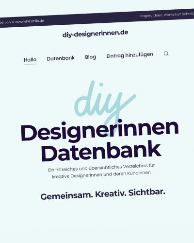 Die Datenbank geht online
