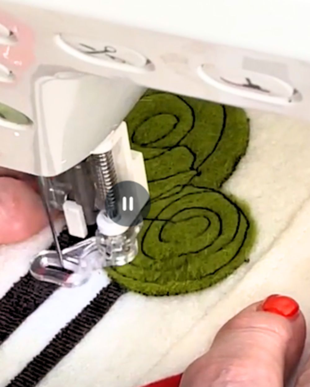 Applikationen für den Kindermantel Jensine nähen – Schritt für Schritt