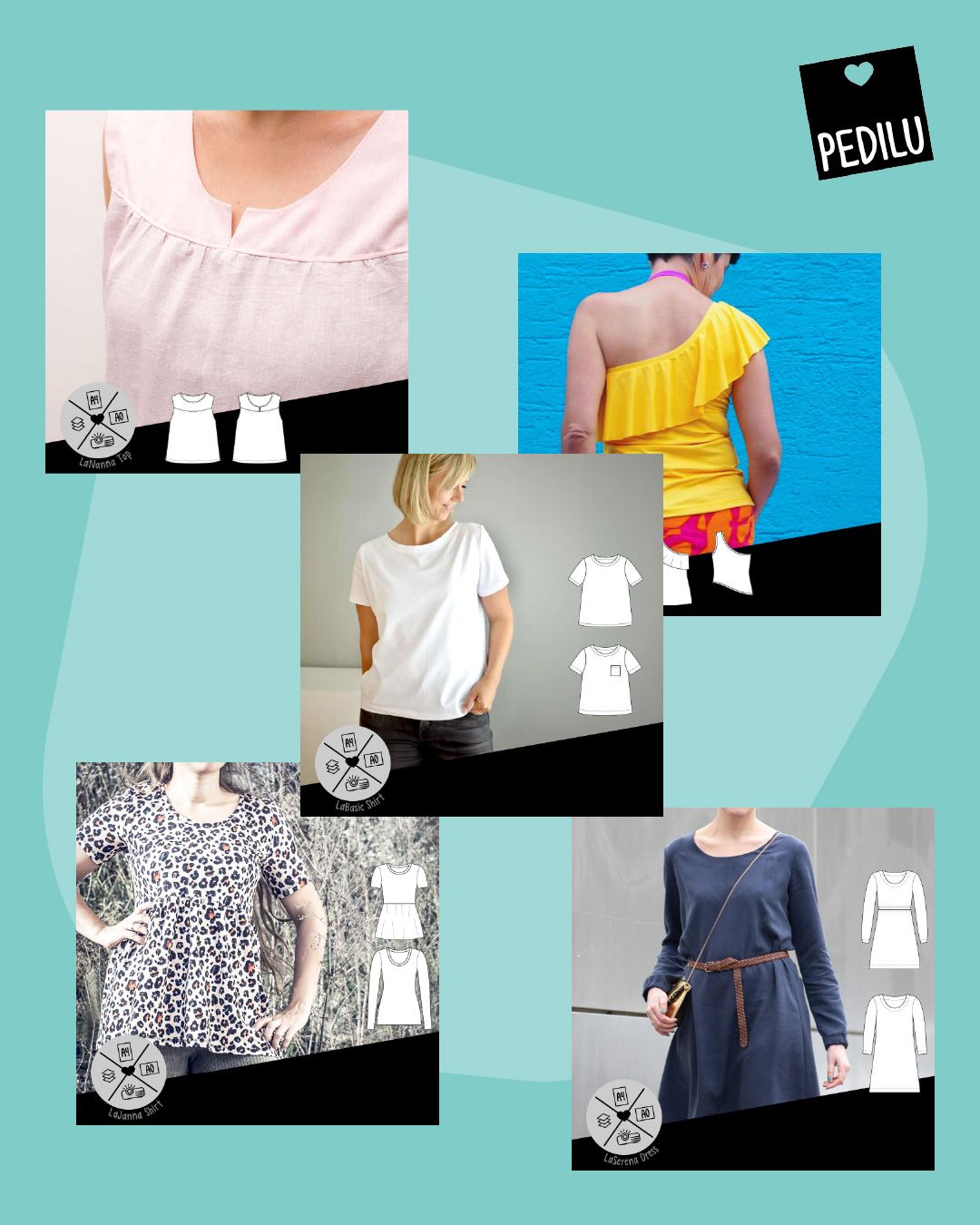 Dann bewirb dich jetzt und mach mit bei der frühlingshaften Aktion! Egal ob Kleid, Shirt oder Top – in der Aktionsauswahl findest du bestimmt einen Damenschnitt, den du wunderschön in Szene setzen kannst. 💁‍♀️