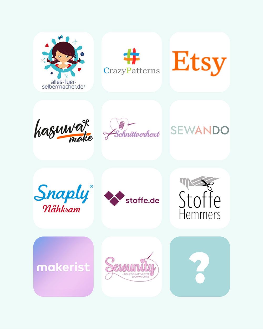 Umfrage zur Zukunft der DIY-Plattformen bzw. Markplätze für digitale Schnittmuster (E-Books)