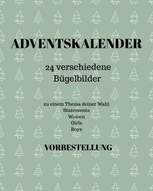 Der Adventskalender ist eine wunderbare Möglichkeit, die Vorfreude auf die Weihnachtszeit zu steigern.Du erhältst 24 verschiedene Bügelbilder entsprechend deinem ausgewählten Thema.