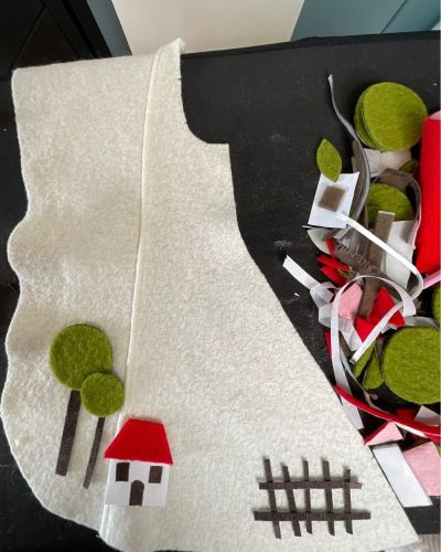 Applikationen für den Kindermantel Jensine nähen – Schritt für Schritt