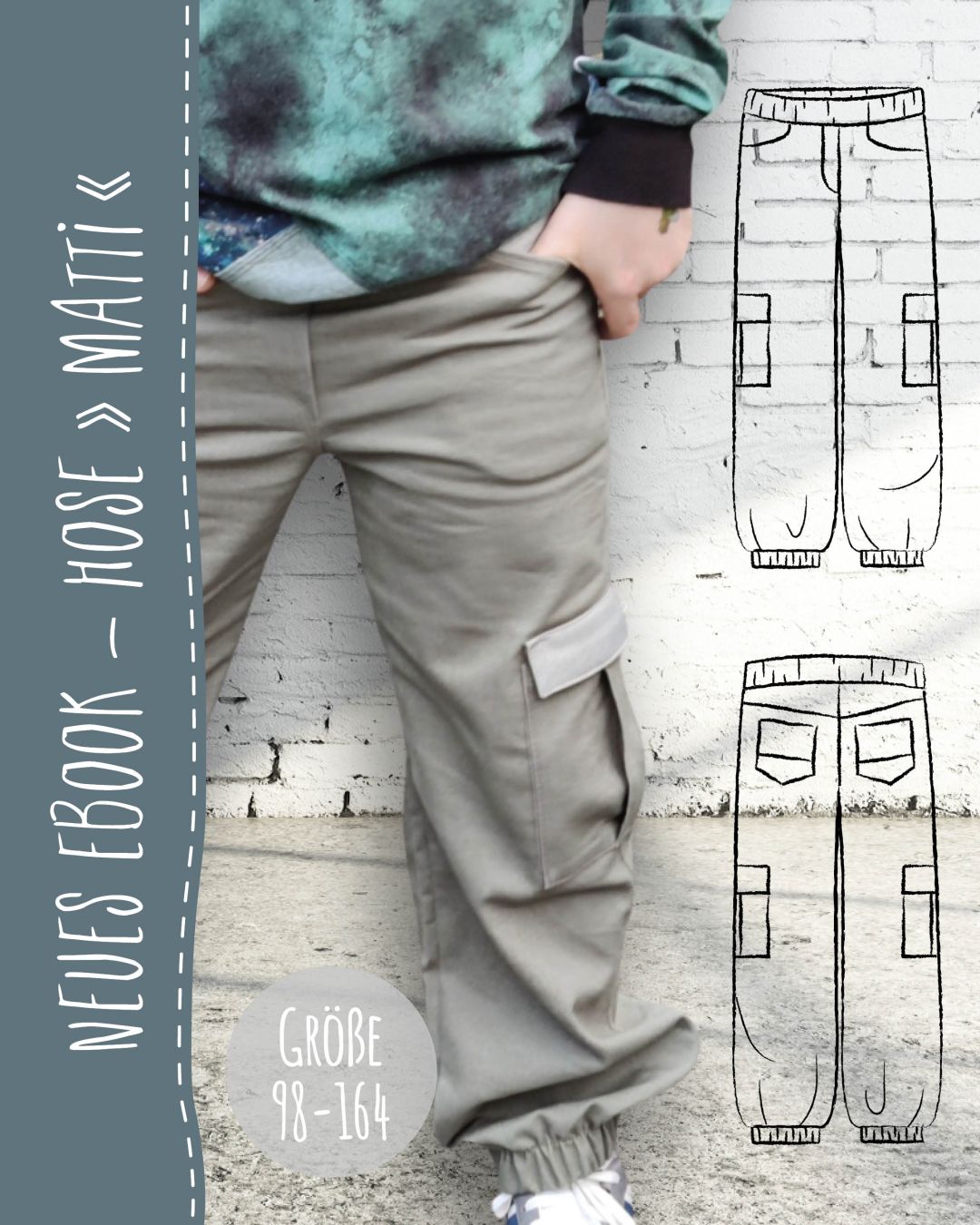 MATTI bietet mit ihrem weiten Bein viel Bewegungsfreiheit und liegt gleichzeitig voll im Trend. Dank der drei Weiten passt die Hose ohne aufwendige Anpassungen perfekt.Bis zum 13.04. bekommst du das Ebook zum Einführungspreis!